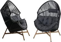 Danlong - Vente flash - Meubles d'intérieur et d'extérieur - Fabricant de balançoires suspendues en rotin pour patio avec support en métal