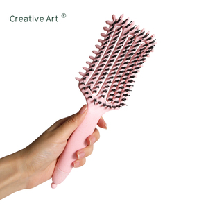 <span class=keywords><strong>Brosse</strong></span> à <span class=keywords><strong>cheveux</strong></span> en nylon et poils de sanglier pour boucles, vente en gros, marque privée, <span class=keywords><strong>brosse</strong></span> à <span class=keywords><strong>cheveux</strong></span> démêlante ventilée - Product Image 4