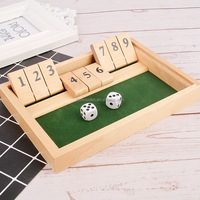 Jeu de société en bois pour adultes, jeu de cartes numérique à retourner, jeu de combat, jouets à base de vin, fournitures de bar pour les loisirs, divertissement, jeu de fête