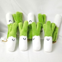 Porte-clés mignon en peluche fruits et légumes Durian mangue Chili Boba lait thé avocat chou jouets en peluche pendentif griffe Machine cadeaux