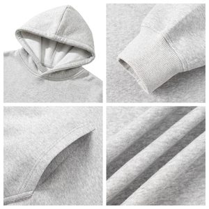 Conjunto de <span class=keywords><strong>2</strong></span> Piezas de Ropa Urbana para Hombre, Sudadera con Capucha Extra Grande y Pantalones Deportivos Holgados de Felpa Francesa, Diseño con Logotipo Estampado, TKAN0979 - Product Image 4