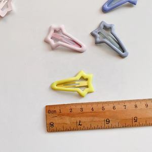 <span class=keywords><strong>10</strong></span> pièces une carte <span class=keywords><strong>BB</strong></span> clip coréen crème couleur goutte huile belle épingle à cheveux pour bébé filles - Product Image 3