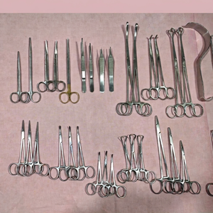 Juego de instrumentos quirúrgicos básicos para laparotomía de 50 piezas, kit de instrumentos de cirugía general de acero inoxidable, juego de herramientas para cirugía abdominal - Product Image 5