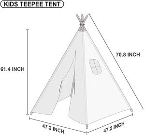 Sannce — tente de château pour les enfants, tente portable et pliable, pour les petits, bon marché, jeu, nouveau style, vente en gros - Product Image 3