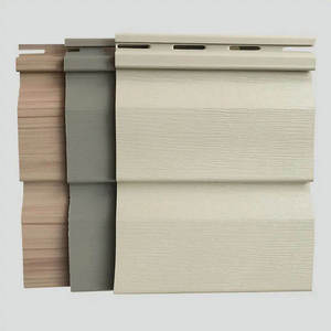 Paneles de Revestimiento de <span class=keywords><strong>Vinilo</strong></span> Impermeables de 10 Pulgadas, con Relieve de Grano de Madera, para Paredes Exteriores - Product Image 1