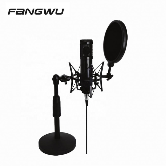 Factory Custom Wired Kareoke Microphone With Stand for Singing