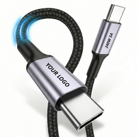 Câble USB C 100W, câble USB C 240W 5A, câble de type C à charge rapide, fabrication sur mesure, nylon tressé, véritable PD3.1 EPR, cordon de données USB-C vers USB-C