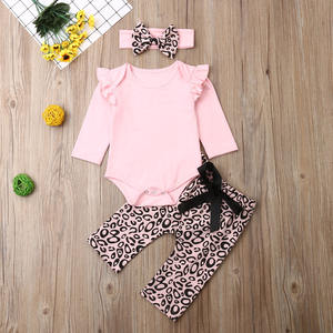 Conjuntos para Bebés, Ropa al por Mayor Barata, Traje de Romper para Niñas con Pantalones, Compra en Línea - Product Image 3
