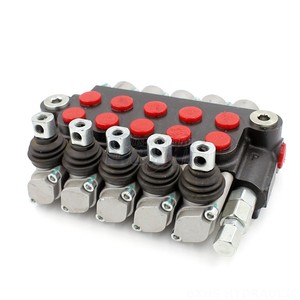 Vanne hydraulique multi-directionnelle P40-U34-U78 40L Min 5 voies manuelle 250bar SAE8 en fonte - Product Image 5