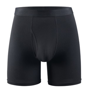Fabbricazione su misura di fabbrica boxer da uomo a gamba lunga intimo boxer da uomo vita media tinta unita boxer da uomo - Product Image 5