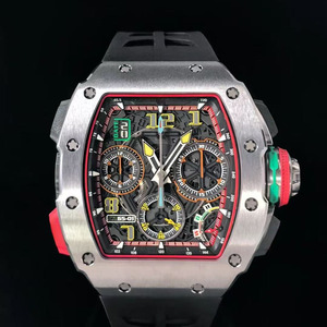 Montre en titane de qualité supérieure personnalisé<span class=keywords><strong>e</strong></span>, diamètre du boîtier 44,50 x 49,94 mm, mouvement à remontage automatique, montre de luxe tendance, montre pour homme 65-01 - Product Image 1