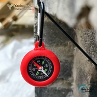 Brújula de Bolsillo Portátil para Camping y Senderismo, Resistente al Agua, Herramienta Duradera para Exteriores con Puntero de Navegación
