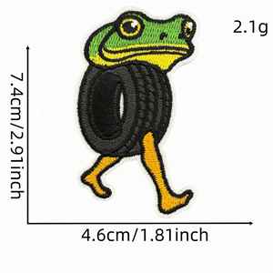 Parches de Animales Grotescos Bordados de Estilo Mixto para Planchar - Product Image 4