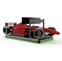 Simulateur de course automobile 4 DOF, machine de jeu de simulation de course F1, directement de l'usine