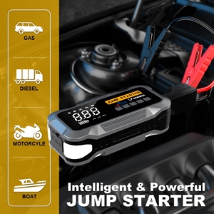 Démarreur de batterie portable YILIE 4000A avec pompe à air 24000mAh pour moteurs essence 8L et diesel 6L – Vente en gros usine - Product Image 2