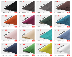 Tissu en microfibre suédée pour tableau de bord, adhésif Alcan tara, film de protection pour voiture, film adhésif pour toit de voiture - Product Image 5