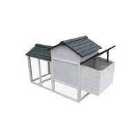 Poulailler en bois poulailler ménage facile à nettoyer extérieur Cages pour animaux de compagnie cage de Pigeon en bois massif avec cage de course