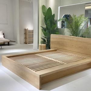Двуспальная кровать из массива белого ясеня с большим изголовьем - Product Image 5