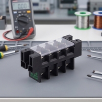 Bornier à vis fixe pour climatisation, connecteur de câble de batterie en cuivre 2 pôles