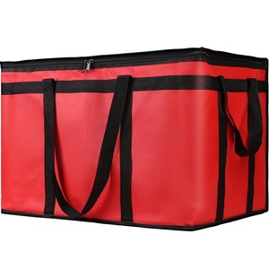 Bolsa de entrega de alimentos con aislamiento, refrigerador de comestibles reutilizable/bolsas calientes, bolsa de mano para compras/viaje/<span class=keywords><strong>Doordash</strong></span>, Bl, XXXL, CIVJET - Product Image 1
