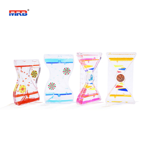 Minuterie de mouvement liquide sensorielle barboteur jouet minuterie liquide de couleur avec liquide à l'intérieur <span class=keywords><strong>sablier</strong></span> vers le haut - Product Image 5