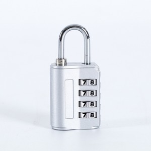 Combination Pad <b>Lock</b> 39.5mm x 30.5mm Zinc Alloy 4 Digit Mechanical For Locker Backpack Luggage Cabinet Toolbox - Product Image 4