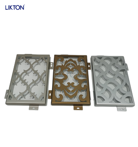 Aluminium Laser geschnittene Metallplatten Dekorative Gartenzaun-und Vorhang fassaden profile - Product Image 4