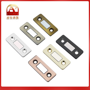 Loquet magnétique pour porte d'armoire, dissimulé, en acier inoxydable, ultra fin, à forte attraction, pour portes d'armoires - Product Image 5