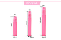 Flacon pulvérisateur de parfum en plastique PP coloré avec pompe atomiseur, 5 ml, 10 ml, 15 ml