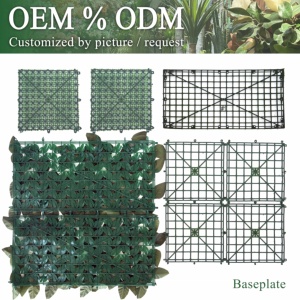 Vente en gros de gazon artificiel écologique Panneau mural bon marché en PE Plantes de jardin vertes pour la décoration - Product Image 6
