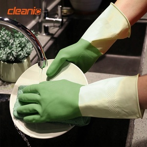 Gants de ménage réutilisables imperméables à l'eau polyvalents non toxiques pour le lavage de la vaisselle et des toilettes - Product Image 2