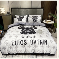 Drap de lit frais d'été personnalisé vente en gros ensemble de couvre-lit moelleux