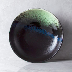 Platos Hondos de Cerámica Negra Mate, Cuenco <span class=keywords><strong>Jumbo</strong></span>, Vajilla, Platos Hondos para Sopa de Estilo Japonés, Platos de Lujo - Product Image 4