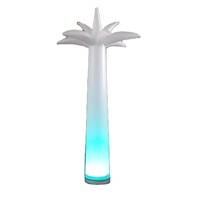 Tube gonflable fait sur commande du danseur LED d'air de fleur de la publicité à vendre, pilier gonflable de fleur de décoration de mariage