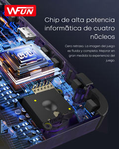 Consola <span class=keywords><strong>de</strong></span> <span class=keywords><strong>juegos</strong></span> portátil R36h Arkos, sistema Linux <span class=keywords><strong>de</strong></span> código abierto, 64GB/128GB, reproductores <span class=keywords><strong>de</strong></span> videojuegos <span class=keywords><strong>de</strong></span> 3,5 pulgadas - Product Image 3