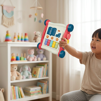 Juguete Musical de Actividades para Bebés con Música y Luces, Interactivo, Sensorial, Educativo, para el Aprendizaje Temprano, Regalo para Niños Pequeños