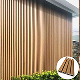 Panel de Pared WPC Moderno y Lujoso, Anti-UV, Impermeable, Antideslizante, para Exteriores, Cocina, Jardín, Escaleras, Baño, Fachada de Madera Estilo Europeo - Product Image 6
