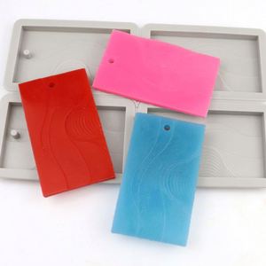 Moldes Ecológicos con Logotipo Personalizado, Moldes de Resina con Forma de Ola de 4 Orificios, Molde de Silicona para Aromaterapia, Molde para Hacer Velas y Jabones, OEM/ODM - Product Image 1