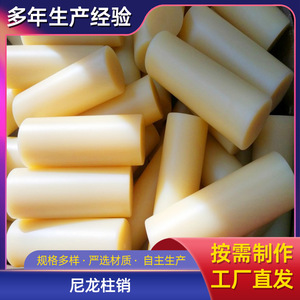 Broches cylindriques en nylon PA66PA6 résistantes à l'usure, pièces en plastique à usage général, fabrication sur mesure - Product Image 2