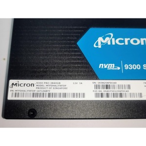 Mic-ron 9300pro U.2 NVMe 3.84TB SSD MTFDHAL3T8TDP - Product Image 2