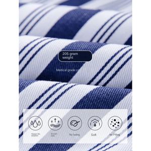 Pur coton unisexe patient gommage hauts vêtements médicaux facile à porter hôpital pyjamas soins infirmiers tissé tissu aiguille détection sans couture - Product Image 6