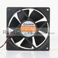 Nouveau Sunon 5V 12V 48V DC 24V 5.5W AC EC 9025 90X90X25MM 9CM Suspension magnétique onduleur silencieux 2 fils ventilateur de refroidissement KDE2409PTBX-6A