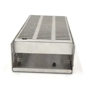 Fábrica de dongguan de conchas de gabinete de metal personalizado para fabricação industrial do caso de alumínio do fonte de alimentação do modo comutado