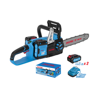 FIXTEC Gergaji Rantai Listrik Tanpa Sikat 16-Inci 40V dengan Sistem Tanpa Alat SDS, 2x Baterai Kapasitas Tinggi 4.0Ah & Pengisi Daya Cepat
