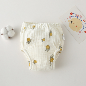 Pantalons d'apprentissage pour bébé réutilisables imprimés en gros, écologiques, en coton doux et gaze, avec protection anti-fuite - Product Image 5