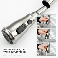 Robinet de cuisine extractible FRAP en acier inoxydable avec capteur tactile intelligent, rotation à 360 degrés, mélangeur d'eau chaude et froide