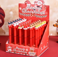 Kerst neutrale gelpen 0,5 mm oplaadbaar direct vloeibaar snel drogend plastic schoolspullen prijs cadeau