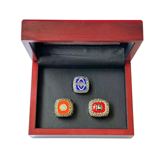 Anillo de Campeonato de los Denver Broncos de la <span class=keywords><strong>NFL</strong></span> al por Mayor, Anillo Deportivo de Fútbol Americano con Piedras Preciosas para Hombre, Joyería de Aleación Económica - Product Image 6