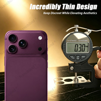 Protection d'objectif ultra-fine 1:1, anti-huile, anti-rayures, anti-traces de doigts, sensation naturelle pour iPhone 18 Series (vente en gros)