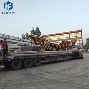 Manèges à sensations fortes Parc d'attractions Manège de fête <span class=keywords><strong>foraine</strong></span> Intérieur Extérieur Manèges à balançoires en fibre de verre et en acier <span class=keywords><strong>Bateau</strong></span> <span class=keywords><strong>pirate</strong></span> certifié CE 24P - Product Image 6